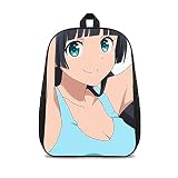 WJHXYD Mochila impresa en 3D ¿Qué tan pesadas son las mancuernas que levantas? Póster de anime Mini mochila para mujer Mochila informal Mochila deportiva unisex de 16 pulgadas