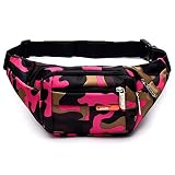 Bum Riñonera Cintura del Paquete Pretina de la corriente de la bolsa de la cinta andadora paquetes de Fanny for Mujeres paquete de la cintura de la correa for ejecutar yendo de excursión la alta capac