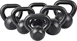 Kettlebell de Hierro Fundido Peso Pesado para Entrenamiento de Fuerza y ​​Cardio Pesa 12kg KAWMET