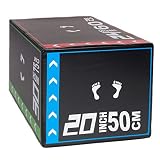 PRISP Cajón Pliométrico de Ejercicio y Saltos - Caja de Espuma 50 60 75 cm - 8,16 kg