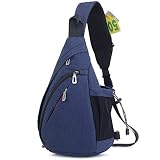 JSDing Bolso Pecho Hombre Mujer | Mochila Cruzada Impermeable | Bandoleras Cruzada Bolso Bandolera Bolso Deportivo para Aire Libre Gimnasio Viajes Senderismo