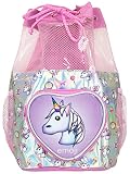 Emoji Bolsa de Natación para Niñas Unicornio
