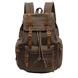 P.KU.VDSL Canvas Rucksack 15L Mochila Tipo Casual, 42 cm, 15 Liters, Verde (armygrün)