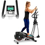 BH Fitness Bicicleta elíptica LightFit 1030 G2336RF Programas de Entrenamiento Sistema Inercial 10Kg Zancada 30cm