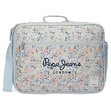 Cartera Escolar Pepe Jeans Malila, Azul, 38 x 28 x 6 cm