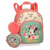 Disney Minnie Golden Days Mochila Guardería Multicolor 19x23x8 cms Poliéster 3,5L