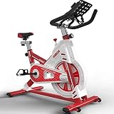 LHQ-HQ Ciclismo Indoor Bicicleta estática, Ciclos Estudio de Ejercicio de Entrenamiento Máquinas cardiovasculares Actividades Indoor Bicicleta de Spinning, Asiento Ajustable Manillar máxima de 100 kg