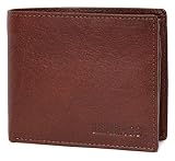 LEABAGS Springfield Cartera de piel genuina de búfalo, diseño vintage, granate (Marrón) - 4250918912285