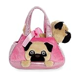 Juguete Peluche Aurora 'F.Pals' Fp Bolso Rosa Pug 21Cm