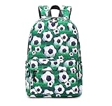 Wadirum Bolso Tipo Cartera Elegante Mochila de Colegio Adorable para niña Fútbol