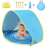 Tienda Playa Bebe, Tiendas de Playa Pop-up con Piscina de Plegable, Tienda de piscina UV 50+ Sun Protection, Perfecto para Playa, Yarda