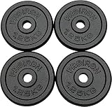 PROIRON Pesas de Disco 4 x 1,25kg Hierro Fundido Discos de Pesa para mancuerna musculación