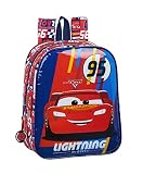 safta 612011232 Mochila guardería niño Adaptable Carro Cars, Multicolor