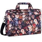 KROSER 15,7' Bandolera para Ordenador Portátil Maletín Bolsa de Hombro de Mensajero Hidrófugo Funda para Portatil Bolso de Mano de Negocios para Mujeres y Hombres