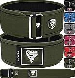 RDX Gimnasio Cinturón 4” Soporte Lumbar autobloqueante para la Espalda Cinturón Musculacion Peso Entrenamiento Cinturones Pesas Levantamiento Halterofilia Powerlifting Equipo de Gimnasio en casa