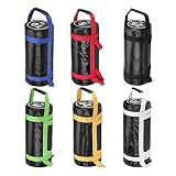 1PCS 20kg Bolsa de Arena para Levantamiento de Pesas Power Bag con Asas y Cremallera Fitness Ajustable en Peso,Sandbag,Entrenamiento Funcional,Gimnasio en Casa,con 2 bolsas interiores(20kg,Amarillo)