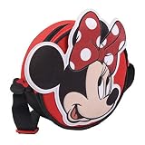 CERDÁ LIFE'S LITTLE MOMENTS 2100003332, Bolso Bandolera Infantil 3D de Minnie con Licencia Oficial Disney para Niñas, Rojo