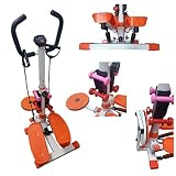 FFITNESS Stepper Twister Multifunzione Ffitnes Herramienta Profesional multifunción para el hogar, Unisex Adulto, Color Blanco, M