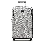 MISAKO Maleta Mediana de Viaje Mina | Maleta de Moda Nylon Blanda | 69x35x23cm - 53L - 3,0KG | Maleta Mediana para Viajes | Estampado Arabesco 4 Ruedas giratorias | Resistente