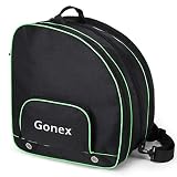 Gonex Bolsa de Patines de Hielo, Bolsa de Patinaje en línea, Bolsa de Patinaje de esquí, Bolsa con múltiples Bolsillos para Patinaje sobre Hielo para niños y Adultos