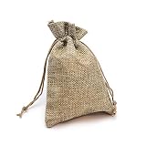 Ruby 20pcs Bolsas De Yute PequeñAs, Saquitos De Tela, Bolsitas De Tela De Saco,Bolsitas Para Regalos Navidad Tela De Saco Para Decorar, Bolsa Craft Bolsas Para Joyas 23 X 17cm/20pcs
