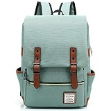 HASAGEI Mochila Unisex de Lona Mochila del Ordenador Portátil Mochila Escolar Vuelta al Cole