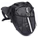 Fansport Bolso para Piernas, Fanny Waist Pack Carreras de Motos Cintura Bolso de Cintura para IR de Excursión