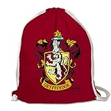 Logoshirt - Harry Potter - Gryffindor - Logo - Mochila Saco - Bolsa - rojo - Diseño original con licencia