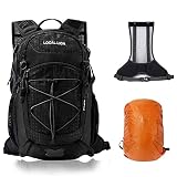 Local Lion 20L Mochilas de Montaña Ligera con Cubierta Impermeable Senderismo Viajes Trekking Macutos de Acampada Marcha al Aire Libre