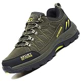 Unitysow Zapatillas de Trekking para Hombres Zapatillas de Senderismo Botas de Montaña Antideslizantes AL Aire Libre Zapatillas de Camping Zapatillas de Deporte EU35-47,Army Green,EU41