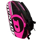 Dunlop Paletero de pádel Tour Intro Negro/Rosa Flúor