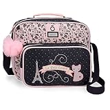 Enso Belle Epoque Neceser con Bandolera Adaptable a Trolley, Multicolor, 26 cm