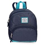 Pepe Jeans Molly Mochila de Paseo Azul 22x25x14 cms Poliéster 7.7L