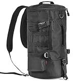 Lixada Mochila de Pesca Multifuncional Bolsa de Hombro Bolsa de Equipaje para Viaje Pesca al Aire Libre