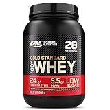 Optimum Nutrition Gold Standard 100% Whey Proteína en Polvo, Glutamina y Aminoácidos Naturales, BCAA, Extremo Chocolate, Leche, 28 Porciones, 896 g, Embalaje Puede Variar