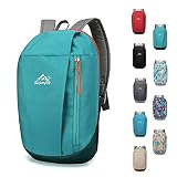 SKYSPER Mochila Casual 10L Mochila de Senderismo Ultraligera Impermeable para Escolar Niño Mujeres Hombres para Ocio Viajes Escolares Deportes al Aire Libre Ciclismo Bicicleta Multifuncional