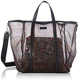 Desigual Fabric Shopping Bag, Bolsa de la Compra para Mujer, Negro, U