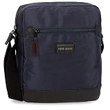 Pepe Jeans Lambert Bandolera Grande Portatablet 9,7' Azul 23x27x6 cms Poliéster
