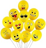 GlobosGlobos de aireGlobos con diferentes estados de ánimo Globos con cara sonriente Globos de helio Decoración para fiestas de cumpleaños, bodas, eventos, decoración (100 piezas)