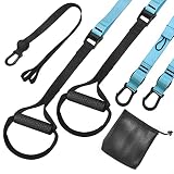 FITOP Entrenamiento en Suspensión Entrenador de Suspensión de Fitness Pro Ejercicio para Fortalecimiento Resistencia y Tonificación Muscular Juego de Accesorios para Ejercicio Carga hasta 500 Kg