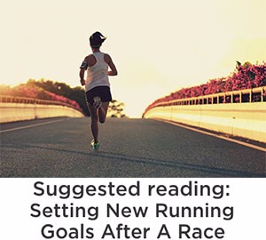 Setting new running goals after a race