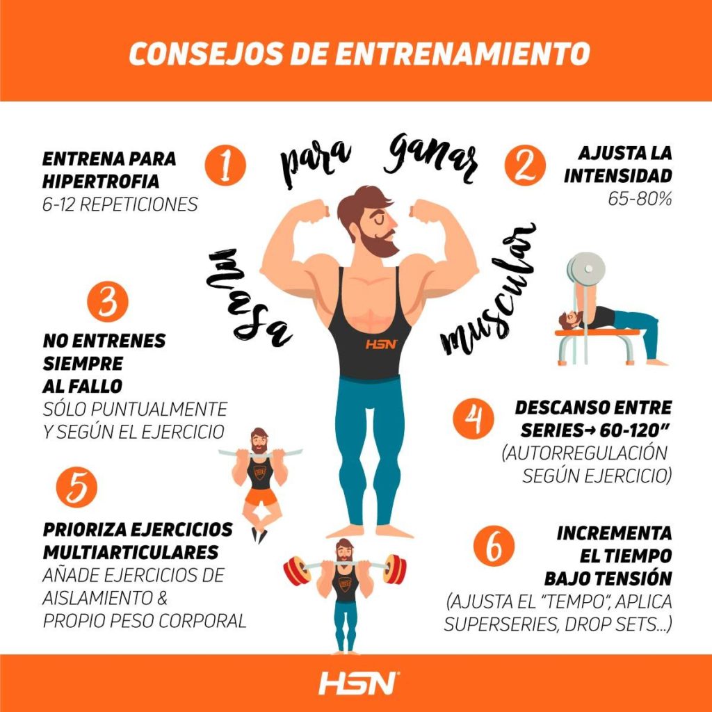 Cómo Entrenar Para Aumentar La Masa Muscular Material De Deporte Barato 7781