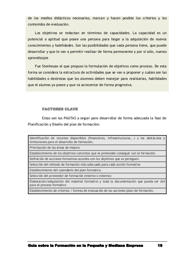 Photo of Guía del Plan de Formación términos clave